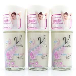 Vivite Crystal White Nano Peptide Skin Lightening Deodorant Roll on 