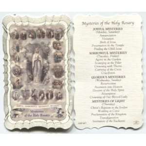  Mysteries of the Holy Rosary Holy Card (MR 04)