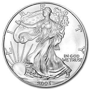   2006 Silver American Eagles   Brilliant Uncirculated 