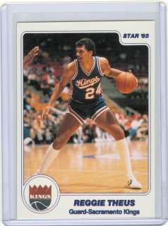 1984 85 Star #270 REGGIE THEUS Kings UNLV Nrmt/Nrmt+  