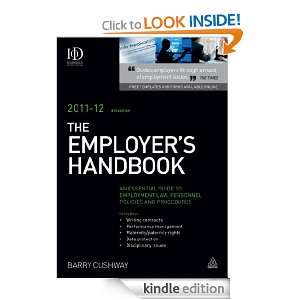 The Employers Handbook 2011 12 An Essential Guide to Employment Law 