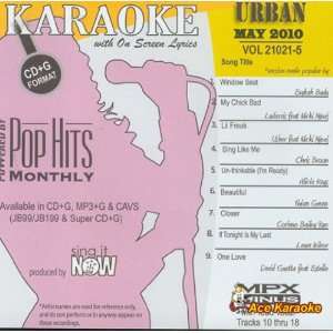  Pop Hits Monthly Urban   May 2010 Karaoke CDG Everything 
