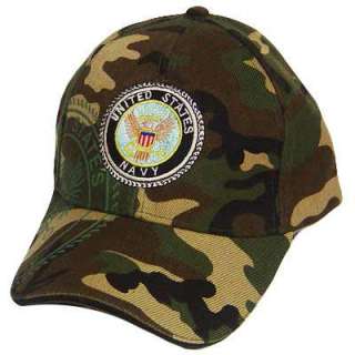 UNITED STATES US NAVY MILITARY CAMO SEAL VELCRO HAT CAP  