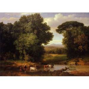  Hand Made Oil Reproduction   George Inness   32 x 24 