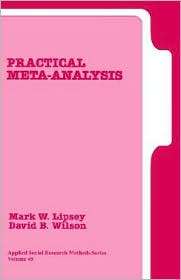    Analysis, (0761921672), Mark W. Lipsey, Textbooks   