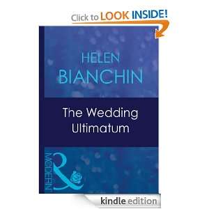 The Wedding Ultimatum Helen Bianchin  Kindle Store