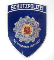 EAST GERMANY SCHUTZPOLIZEI UNIFORMED POLICE BADGE BOX  