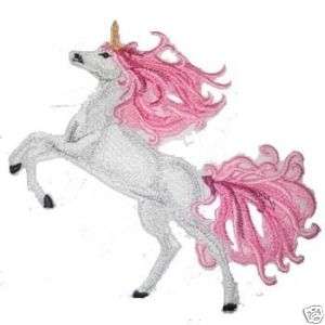 Unicorn Huge Pink Magical Horse Fantasy Iron on Patch  