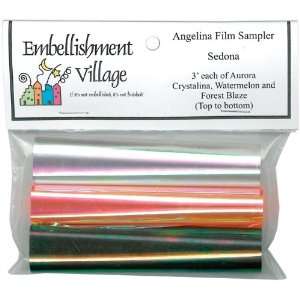    Angelina Film Sampler 4X3 3/Pkg Sedona  Aurora/F