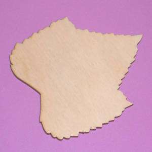 GRAPE LEAVES Unfinished Wood Shapes Cut Outs GL5018  
