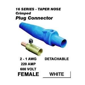  Leviton 16D34 W Female Plug, Contact and Insulator, Cam Type 