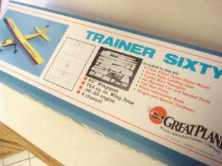 GREAT PLANES TRAINER 60 R/C MODEL AIRPLANE KIT **  