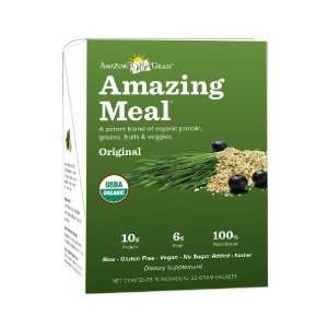 Amazing Grass Amazing Meal, Organic Original Blend Powder, Gluten Free 