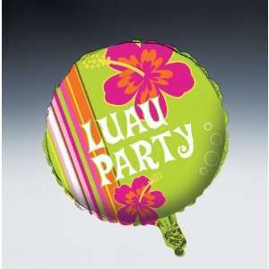 Luau Party 18 Foil Balloon