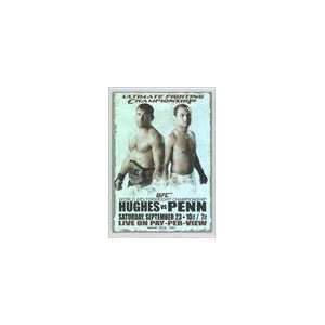   UFC Fight Poster (Trading Card) #UFC63   UFC 63/Matt Hughes/BJ Penn