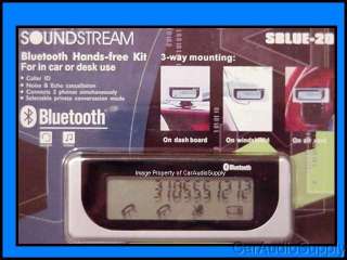   SBLUE 20 Bluetooth Hands Free Car Kit For Safe Car or Desk Use  
