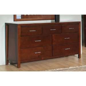  Modus Nevis 7 Drawer Dresser in Spice   NV9982 Furniture 