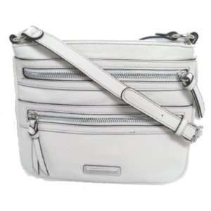  White Baggallini Baggallini Big Sydney Bag WITH FREE IMPORTED SILK 