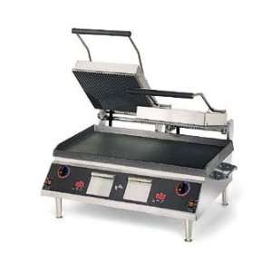   Max Double Panini Grill, 14x28 lower grill, cast iron grill plates