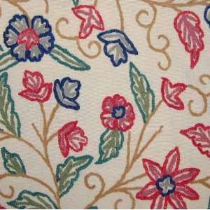   on Linen Elizabeth Red/Blue Fabric By The Yard Arts, Crafts & Sewing