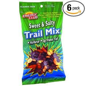 Energy Club Sweet & Salty Mix, 5.5 Ounce Bags (Pack of 6)  