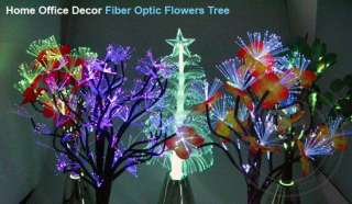 Home Decor Fiber Optic Flower Tree Xmas Chrismas Light  