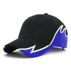  DOUBLE SIDE FLAME BLACK/ROYAL HAT CAP HATS Everything 