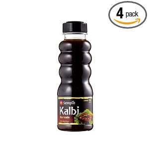Sempio Kalbi Sauce Marinade Bottle, 900 Grams (Pack of 4)  