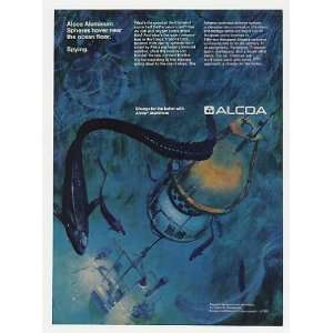   Alcoa Aluminum Undersea Spying Sphere Capsule Print Ad
