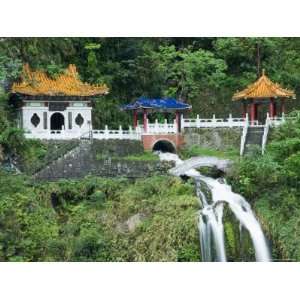 Waterfall, Changshun Tzu Water Temple, Taroko Gorge National Park 