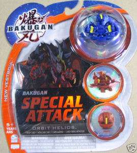 Bakugan Special Attack Blue Aquos Orbit Helios Sealed  