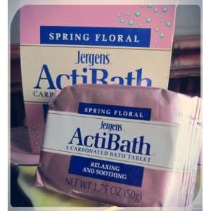 Jergens ActiBath Spring Floral Scented Carbonated Bath 