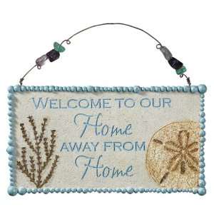  Beach Theme Message Plaque Welcome To Our Home Away From 