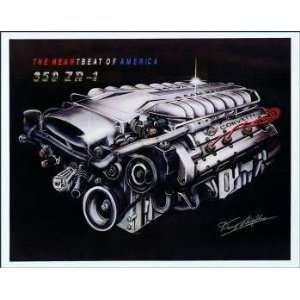  Corvette ZR 1 Engine Print