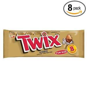 Twix Fun Size Bars, 8 count, 4.56 Ounce Net Wt. (Pack of 8)  