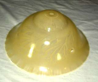 1920s Era FROSTED CEILING LIGHT FIXTURE   BEIGE  