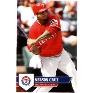 2011 Topps Major League Baseball Sticker #120 Nelson Cruz Texas 