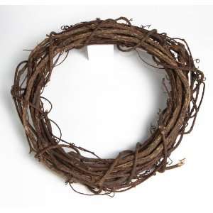 Set of 5 12 Wide Natural Twig Grapevine Wreath for Home Design, and 