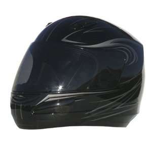  GMAX GM48 Graphic Full Face Helmet X Small  Black 