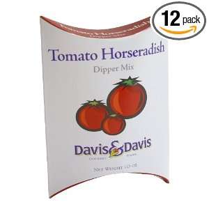  & Davis Gourmet Foods Tomato Horseradish Dipper Mix, 1.0 Ounce Boxes 