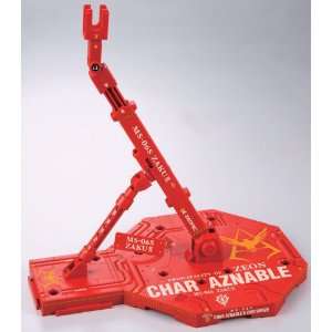  Gundam Action Base Char Aznable Color Display Stand Toys & Games