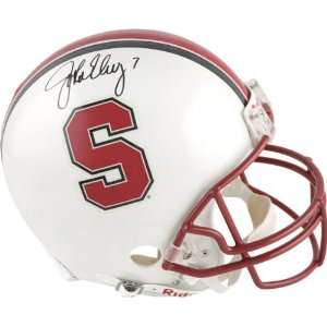  John Elway Autographed Helmet  Details Stanford Cardinal 