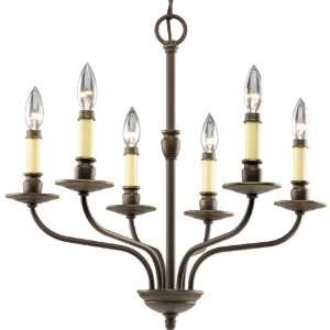  Richmond Hill 6 Light Steel Chandelier