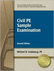 Civil PE Sample Examination, (159126135X), Michael R. Lindeburg PE 