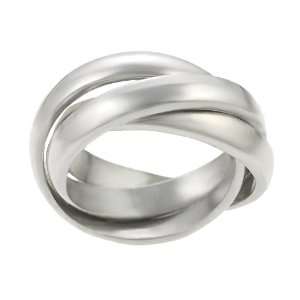  Sterling Silver 3 Band Rolo Ring Jewelry