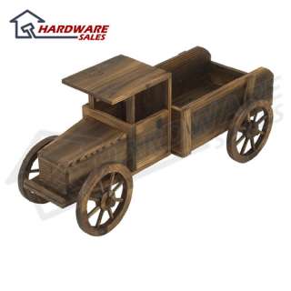 Astonica 50308244 Olde Tyme Rustic Wood Delivery Truck Garden Planter 