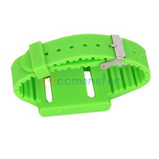 New Silicone Sports Watchband for ipod Nano 6 6G 6th Gen Green  