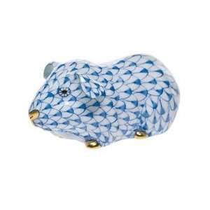  Herend Guinea Pig Blue Fishnet