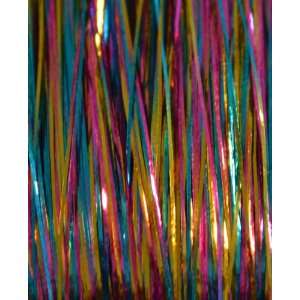 Hair Tinsel   Shiny Brilliant Rainbow 100 Strands Beauty