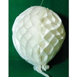   12 Inch White Tissue Balloon Decorations Case Pack 24 
